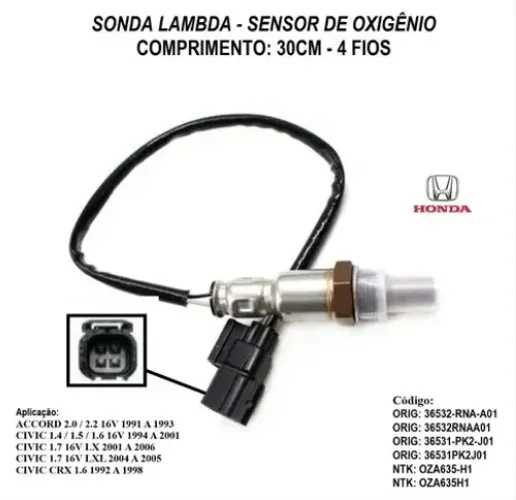 Sonda Lambda HONDA ACCORD / HONDA CIVIC