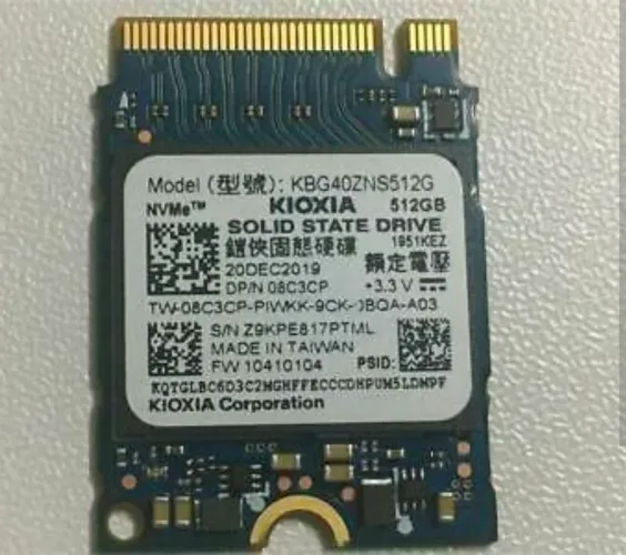 NVME M.2 KIOXIA 512GB PCI 4.0