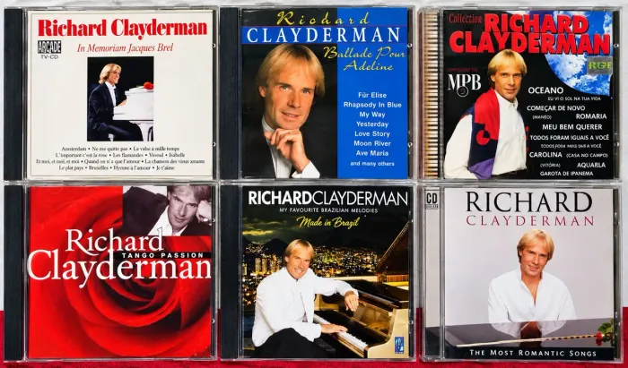 Coleção C/ 06 Álbuns Richard Clayderman 8 CDs - Originais