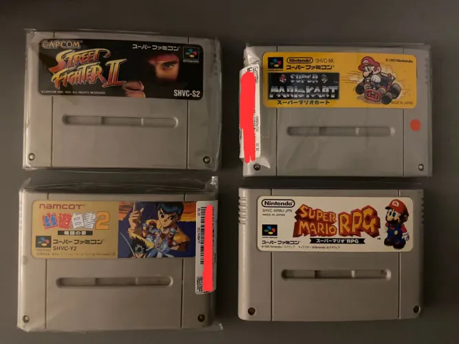 Lote Jogos Super Famicom (Super Nintendo Japonês) Originais SNES