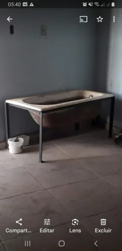 Vendo banheira de aço 
