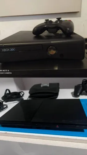 Vendo Xbox 360 e PlayStation 2