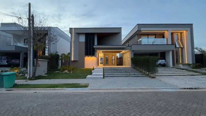 Casa plana no terras Alphaville Ceará, 3 suítes , 178 m2 