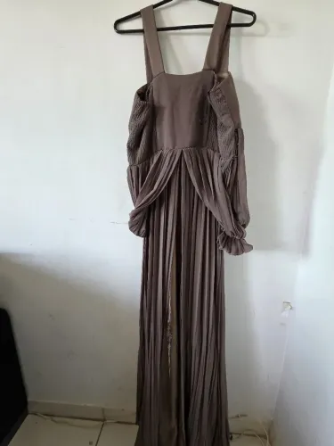Vestido Marrom Elegante Tamanho 42 - Vestido de Festa / Evento / Jantar