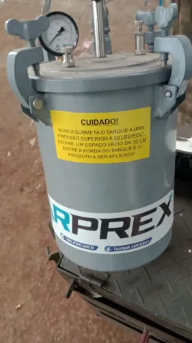 Tanque pressurizado - pintura industrial