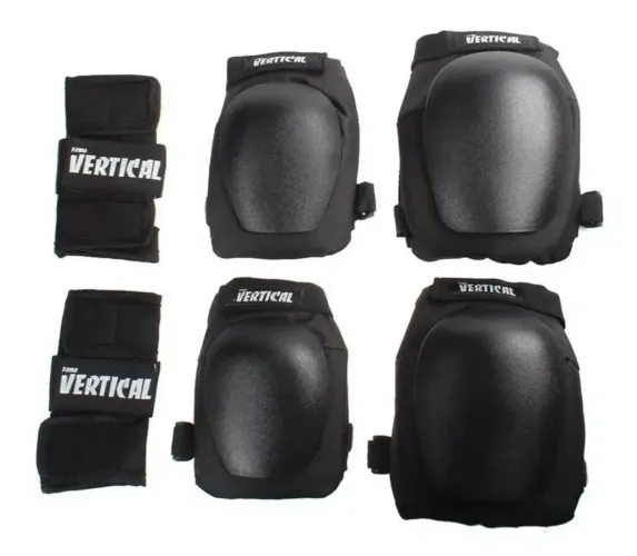 Kit Proteção Vertical skate patins joelheira cotoveleira Completo