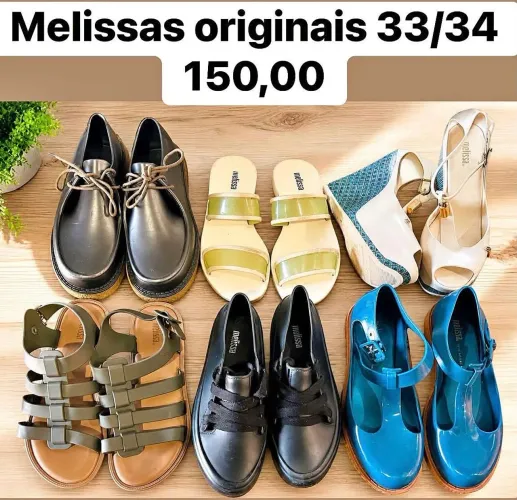 Lote Melissas originais 33/34