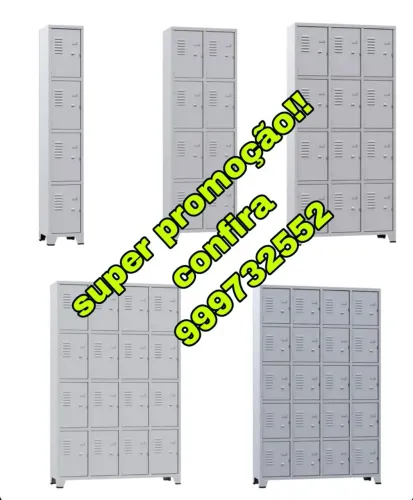 Roupeiros de aço 4 8 12 16 20 portas com super desconto(leiam o anúncio)