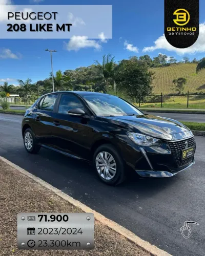 Peugeot 208 Like 1.0 Flex 6V 5P Mec. 2024