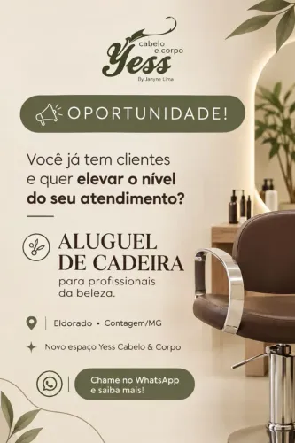 Aluguel de cadeiras e espaço