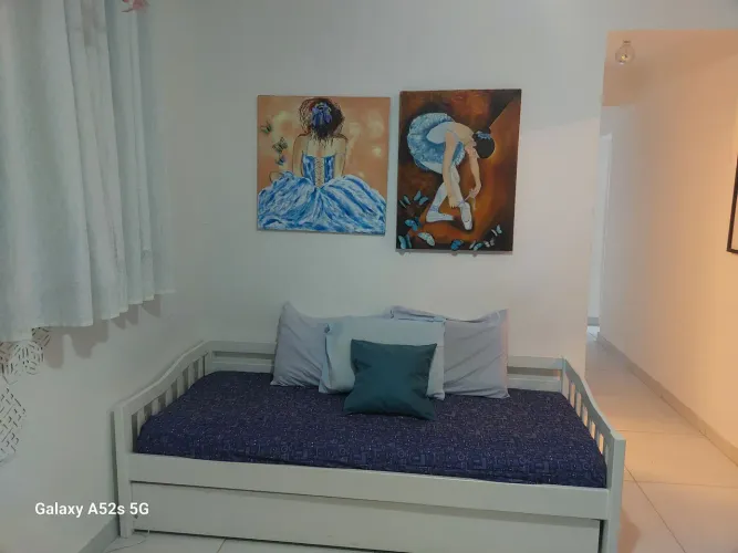 TEMPORADA: Apartamento aconchegante, para aluguel por temporada, 150m da praia, mobiliado