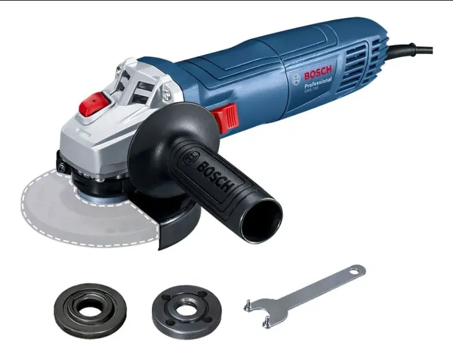 (NOVA) Esmerilhadeira angular Bosch Professional GWS 700 azul 710 W