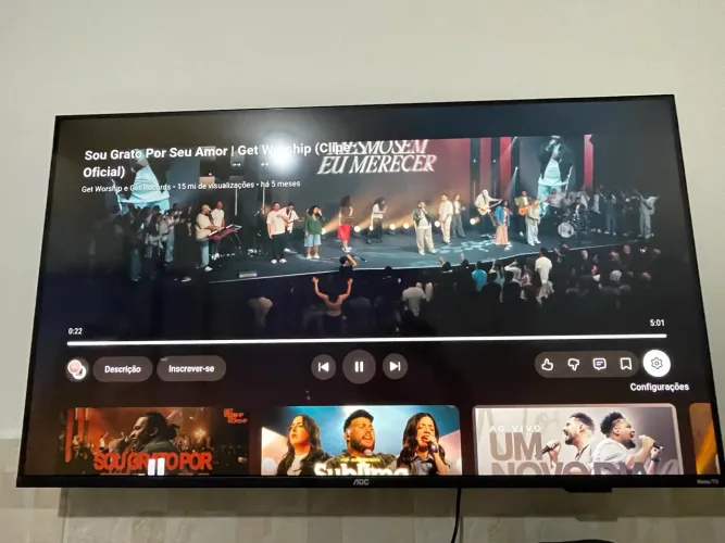 Smart Tv 43 AOC Seminova+ Xbox Series S com 2 controles