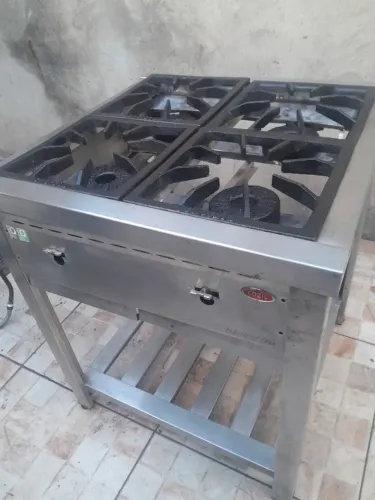 Fogão industrial inox