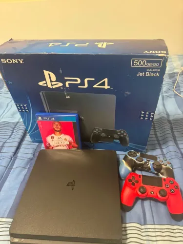 PS4 + 2 Controles + Fifa 20