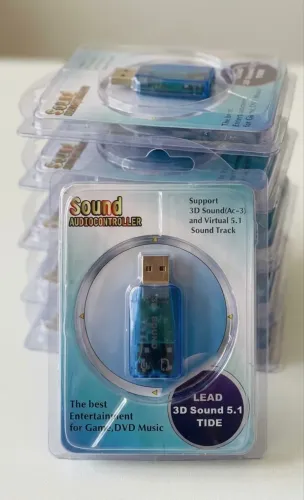 Placa de audio usb