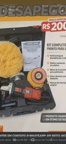 ESMIRILHADEIRA.SEMI NOVA. C LUST PRA CARRO