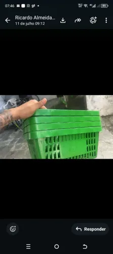 Kit com 4 Cestinha de Mercado