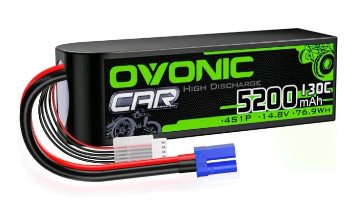 Bateria Lipo Ovonic 4s 5200mah 130c C/ Plug Ec-5