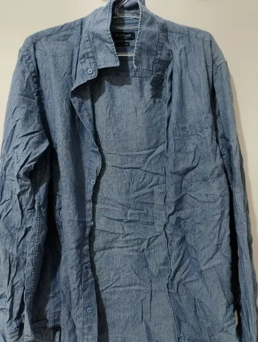 Camisa chambray (jeans) ? M. Officer Slim Fit<br>