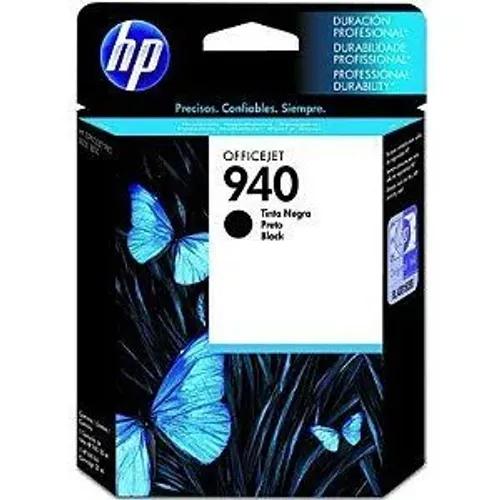 Cartucho HP 940<br>Modelo do cartuchos: C4902AL<br>Cor: preto<br>(Novo e Lacrado)