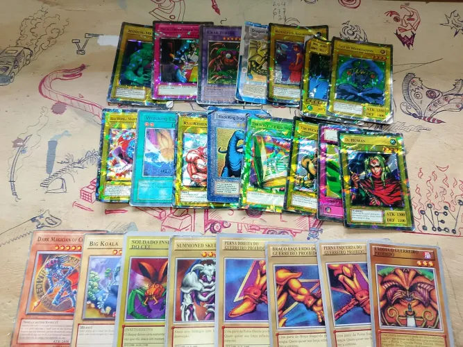 Cartas yu gi oh e outras