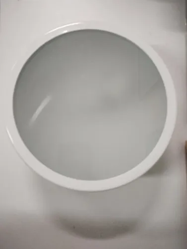 Plafon Branco Alumínio - Pintura Epoxi c/ 21,5cm tensão 110/220 volts"