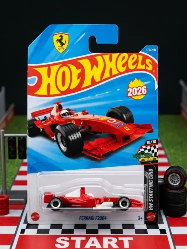 Hot Wheels F1 Ferrari F2004 Vermelho Michael Schumacher