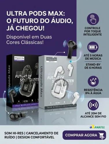 Fone de ouvido bluetooth