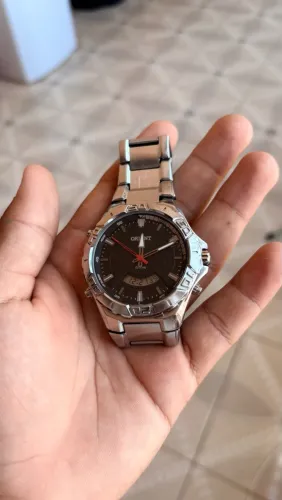 Relógio Orient Masculino Anadigi Mbssa046 Pvsx