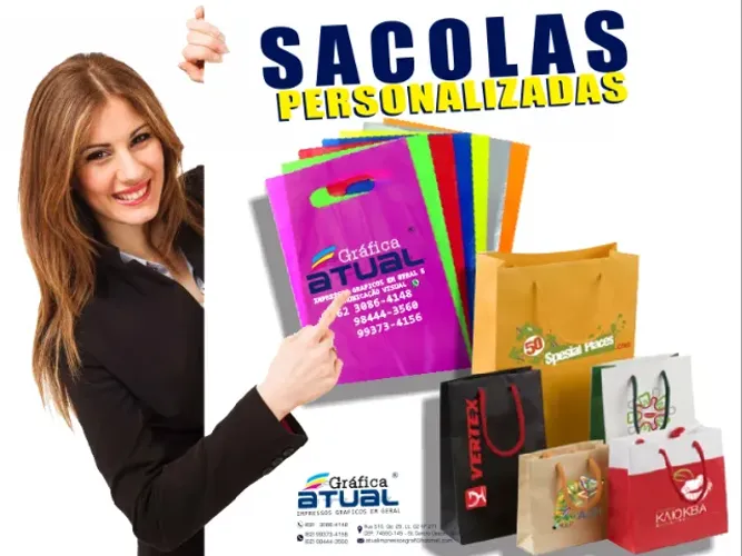 Sacolas personalizadas