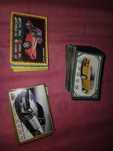 Figurinhas de Carros Banca - Auto Esporte, Top Speed e Esporte Cars (150 figurinhas)