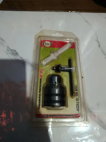 Kit de Mandril para Furadeira de 3 peças da marca Idea (Item nº ID-7422H).