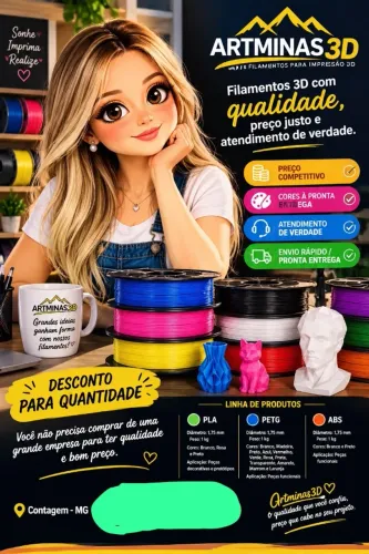 FILAMENTOS PARA IMPRESSORA 3D