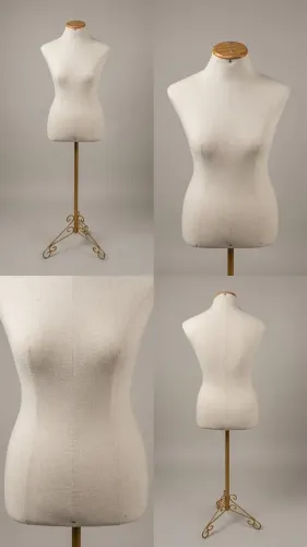 Manequim plus size de tecido