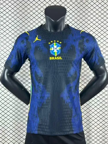 Camisa Futebol Brasil Copa do Mundo 2026 II Torcedor Azul Masculina