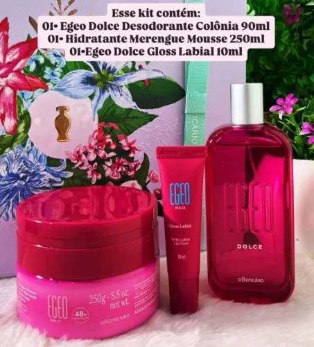 Presente Egeo Dolce. Kit Boticário. Original e lacrado. Faço entregas.