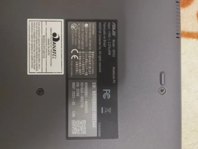 Desapego notebook Asus 