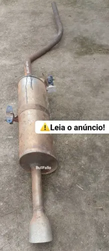 Escapamento Silencioso Descarga P/Carro grande / Com ponteira inox / Barato / Campos Rj