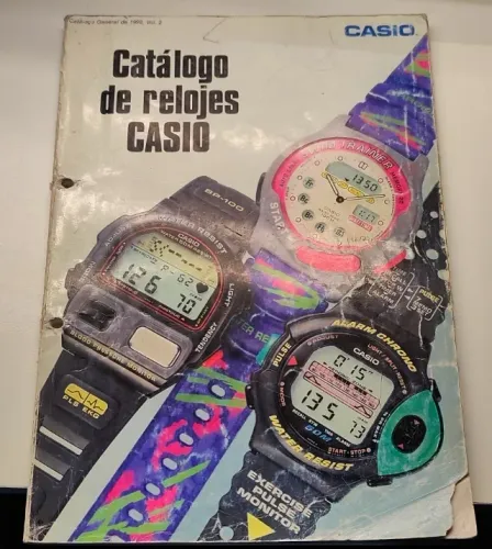 Catálogo de Relógios Casio - 1992 Semestre 2 - Em espanhol - 174 Páginas - Raríssimo