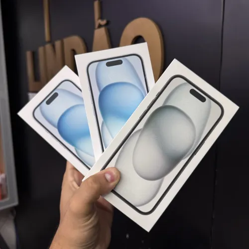 LOJA FÍSICA. IPHONE 15 128GB CORES | NOVOS LACRADOS COM 1 ANO DE GARANTIA | RETIRE JÁ