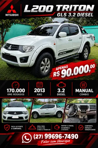 Mitsubishi L200 Triton GLS 3.2 CD TB Int.diesel MEC 2013