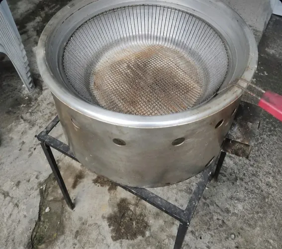 Tacho de fritura PROGÁS com suporte de ferro