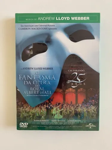 DVD O Fantasma da Ópera no Royal Albert Hall / Lacrado Andrew Lloyd Webber Sarah Brightman