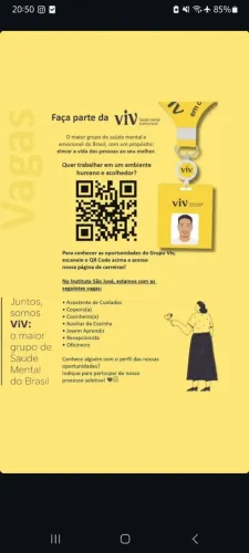 Vaga recepcionista