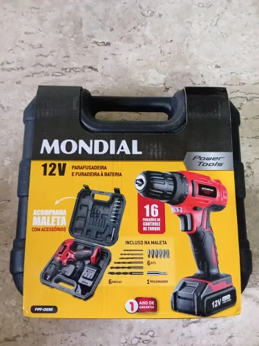 Furadeira e parafusadeira Mondial 