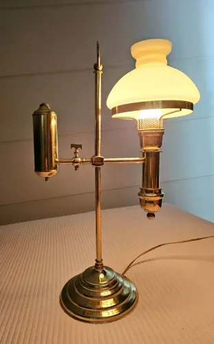 Luminária antiga, marca Erisma Bronze