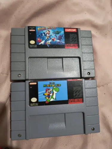 Megaman X + Mario World (Originais)