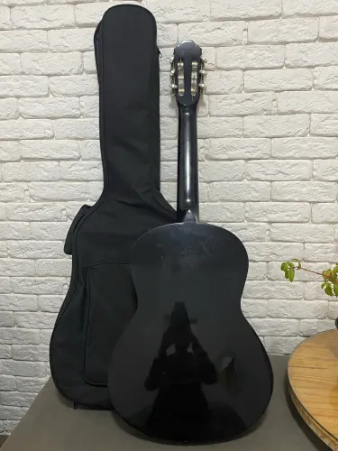 Violão Clássico Vogga VCA204 Preto + case