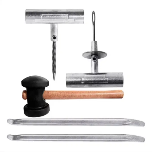 Kit borracharia. Espátula marreta e kit remendo. Entrega grátis